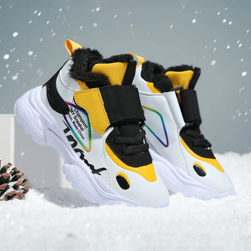 Winter Children Shoes For Kids Sneakers Boys Causal Shoes Girls Sneakers Warm Plush Lining Hook&Loop Running Footwear School
Winter Children Shoes For Kids Sneakers Boys Causal Shoes Girls Sneakers Warm Plush Lining Hook&Loop Running Footwear School