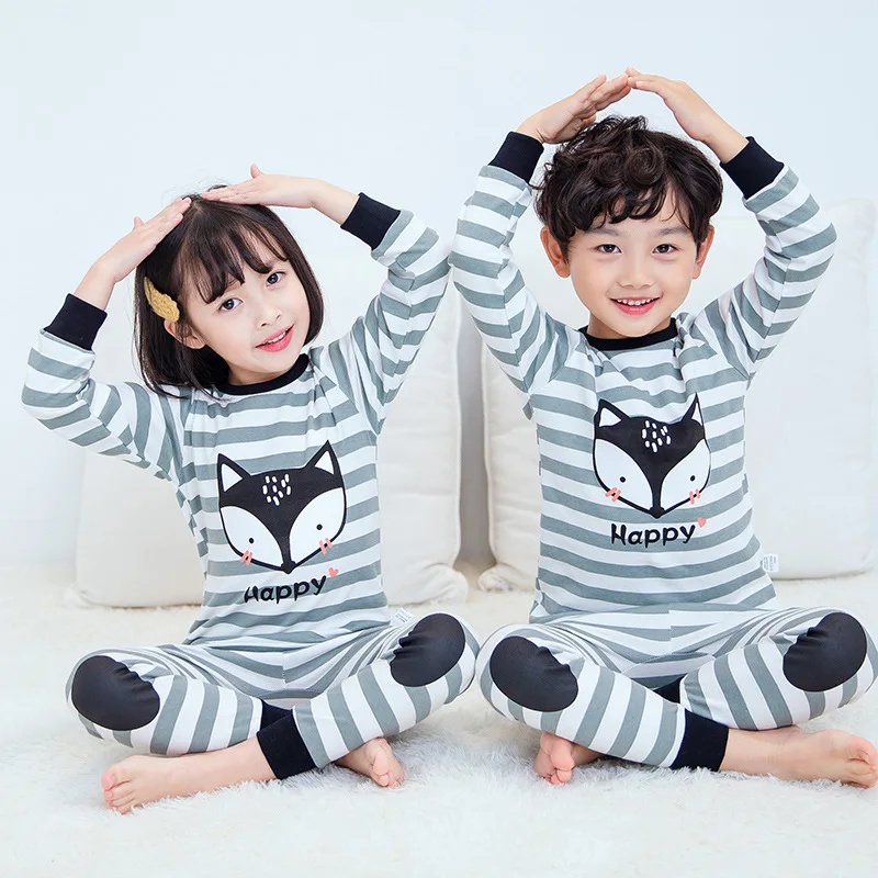 Baby Kids Pajamas Set Autumn Children Clothing Suit Full Sleeve Sleepwear Boys Cartoon Pyjamas Girls Nightwear Pijamas Infantil
Baby Kids Pajamas Set Autumn Children Clothing Suit Full Sleeve Sleepwear Boys Cartoon Pyjamas Girls Nightwear Pijamas Infantil
