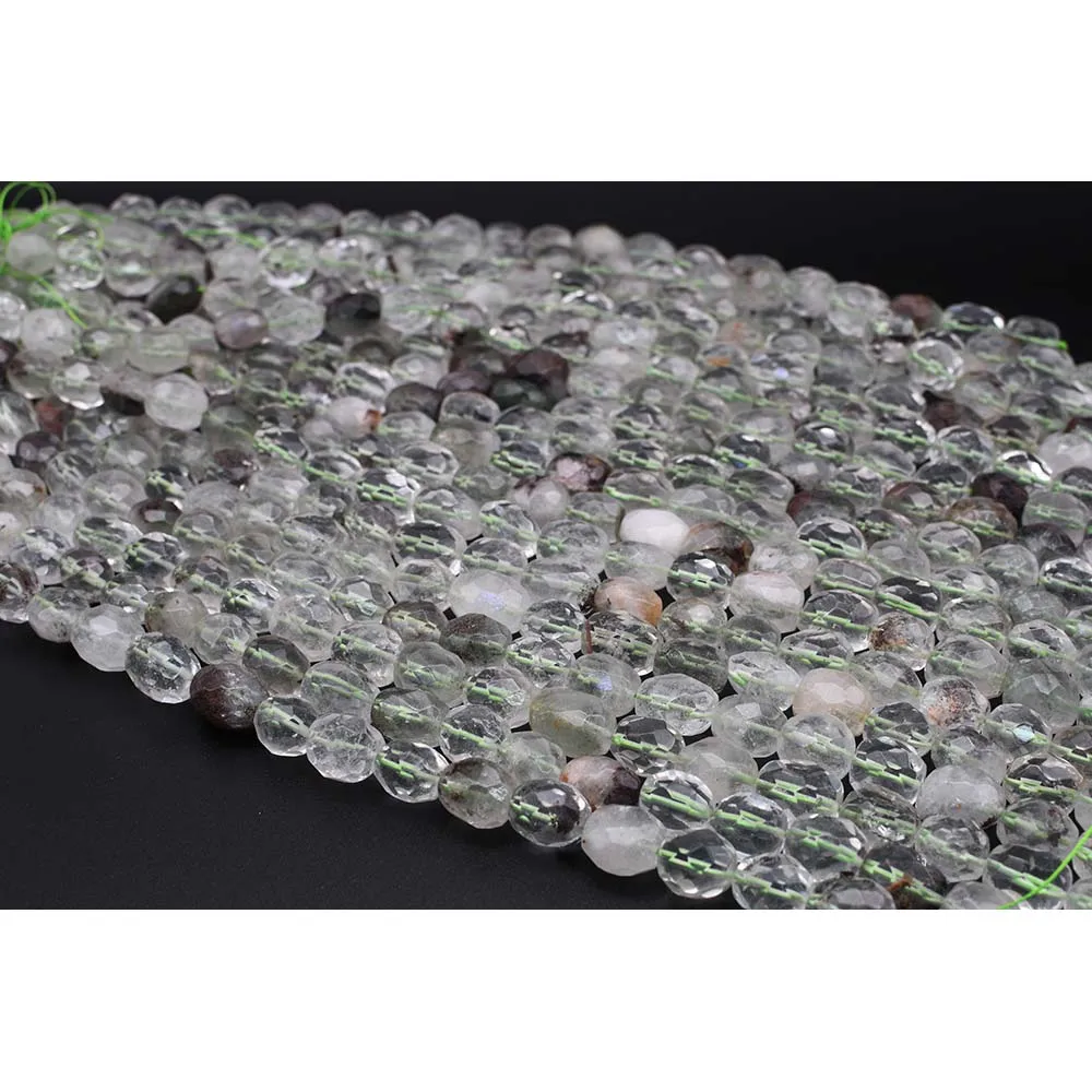 13x16mmNatural Faceted Phantom Quartz Crystal irregular Oval Stone Bead For DIY necklace bracelet jewelry make 15 "free delivery
13x16mmNatural Faceted Phantom Quartz Crystal irregular Oval Stone Bead For DIY necklace bracelet jewelry make 15 "free delivery