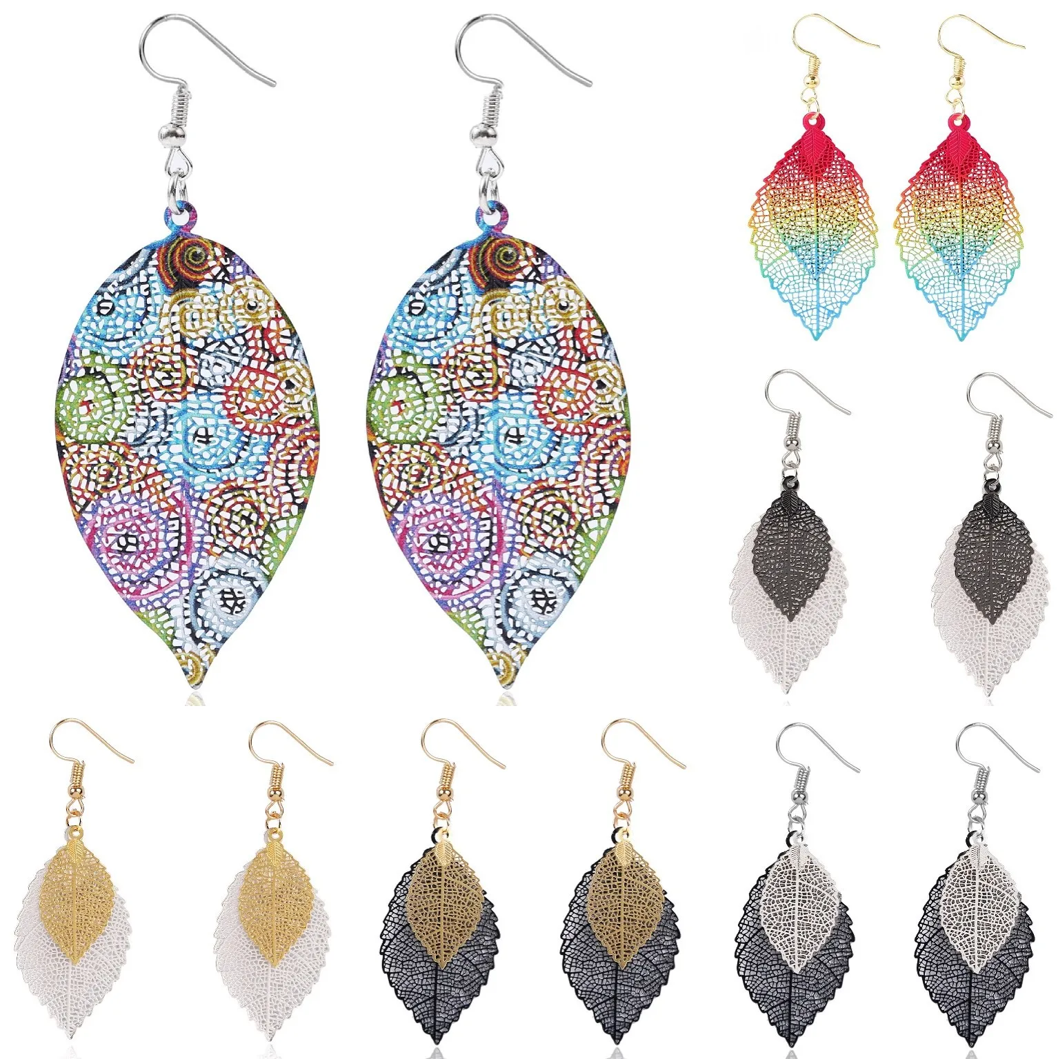 Hot Sale Beach Leaf Pendant Women Drop Earrings European Brand Tropical Plant Shape Summer Party Jewelry
Hot Sale Beach Leaf Pendant Women Drop Earrings European Brand Tropical Plant Shape Summer Party Jewelry