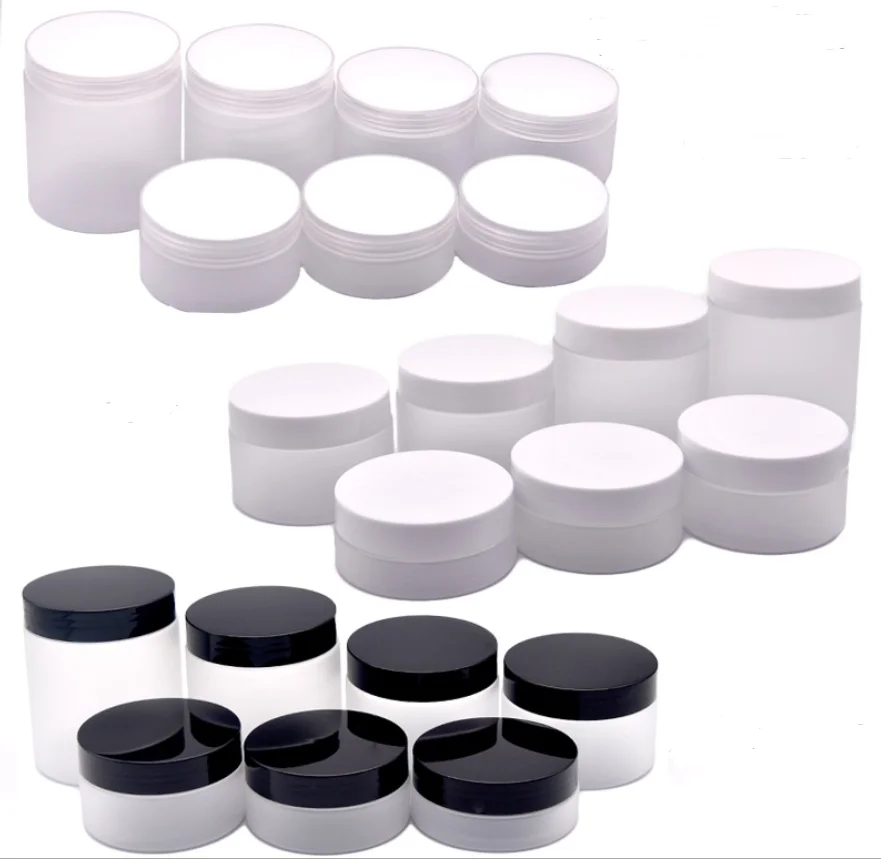 20pcs/lot 50ml-250ml Matte Plastic Bottle Empty Cosmetic Jar Body Lotion Refillable Honey Cream Cookie Candy Frost Container
20pcs/lot 50ml-250ml Matte Plastic Bottle Empty Cosmetic Jar Body Lotion Refillable Honey Cream Cookie Candy Frost Container