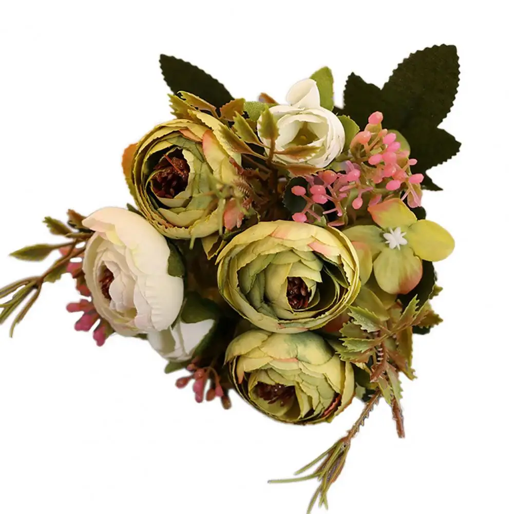 Artificial Flower DIY Stimulated Silk Pretty Table Fake Garden Flower for Home
Artificial Flower DIY Stimulated Silk Pretty Table Fake Garden Flower for Home