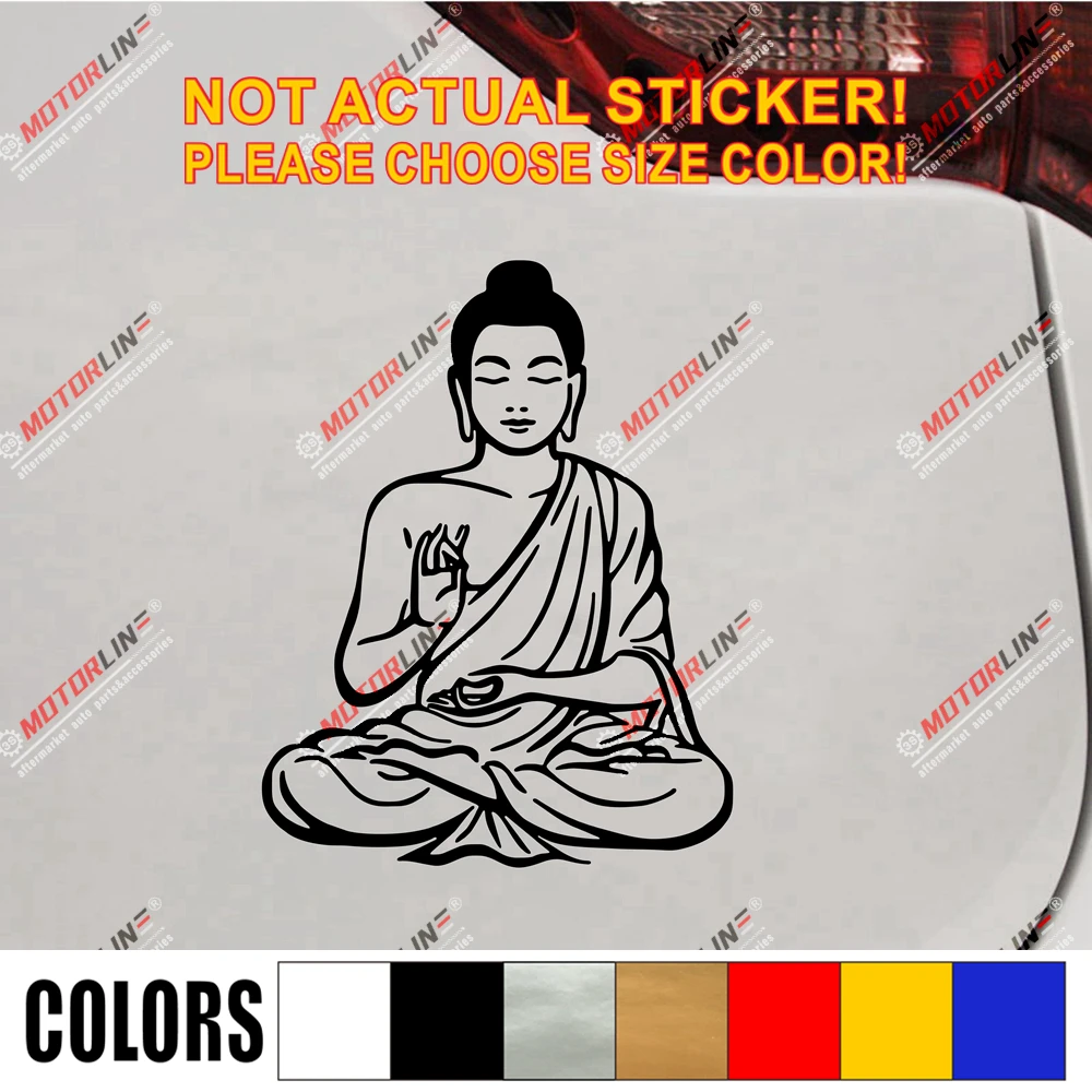 Gautama Будда Шакьямуни наклейка буддизм автомобиль виниловый цвет вырезанные без