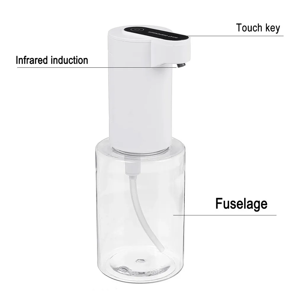 350ml Foam Soap Dispenser Auto Sense Touchless Hand Wash Sanitizer Liquid Foaming Bottle Bathroom Kitchen Soap Bubble Dispenser
350ml Foam Soap Dispenser Auto Sense Touchless Hand Wash Sanitizer Liquid Foaming Bottle Bathroom Kitchen Soap Bubble Dispenser