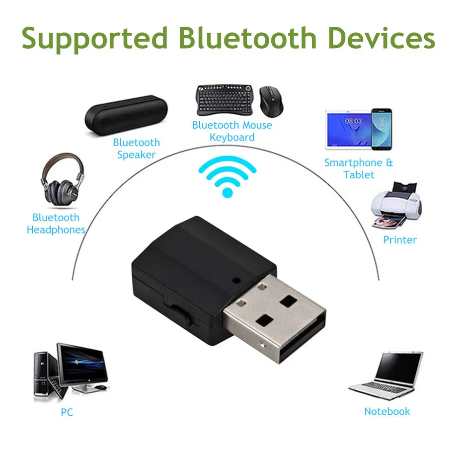 PzzPss Новинка 5 0 Bluetooth передатчик приемник Мини 3 мм вспомогательный адаптер для