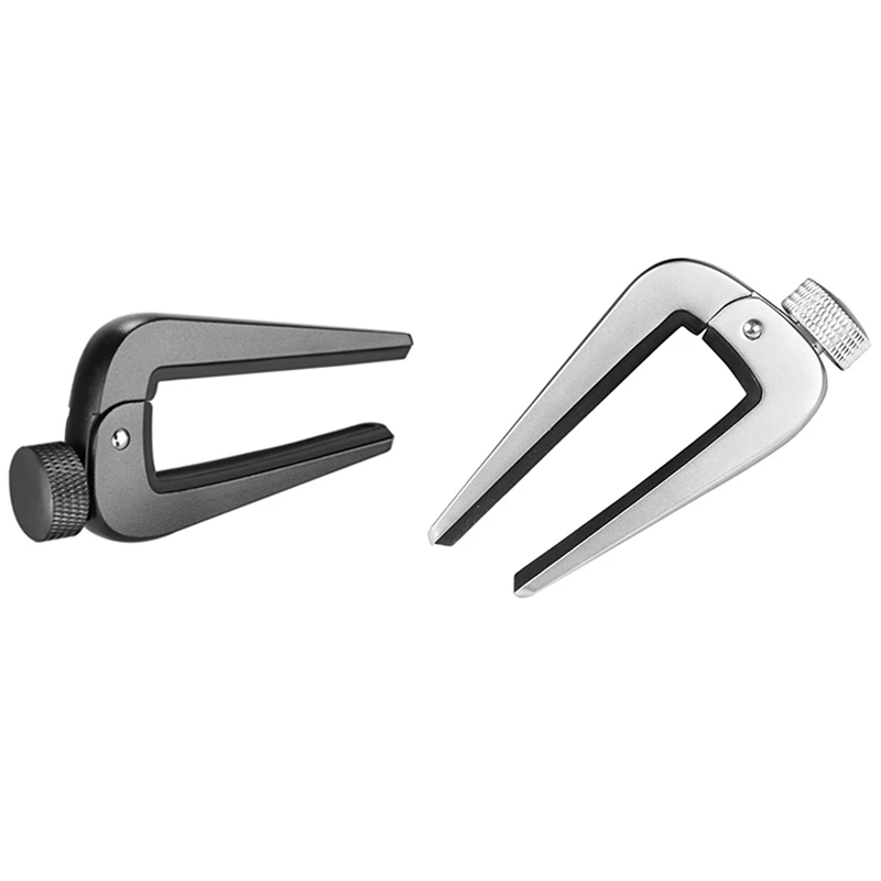 2PCS Guitar Capo Clip On Portable Guitar Chromatic Capo For Acoustic Electric Guitar Bass New, Black & Silver
2PCS Guitar Capo Clip On Portable Guitar Chromatic Capo For Acoustic Electric Guitar Bass New, Black & Silver