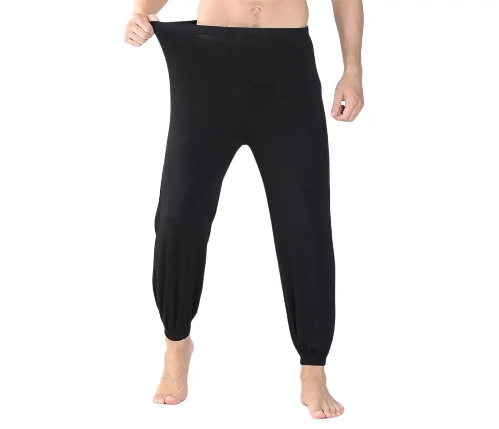 Хлопковые брюки для сна низ 3XL-6XL размера плюс домашние отдыха Мужская одежда