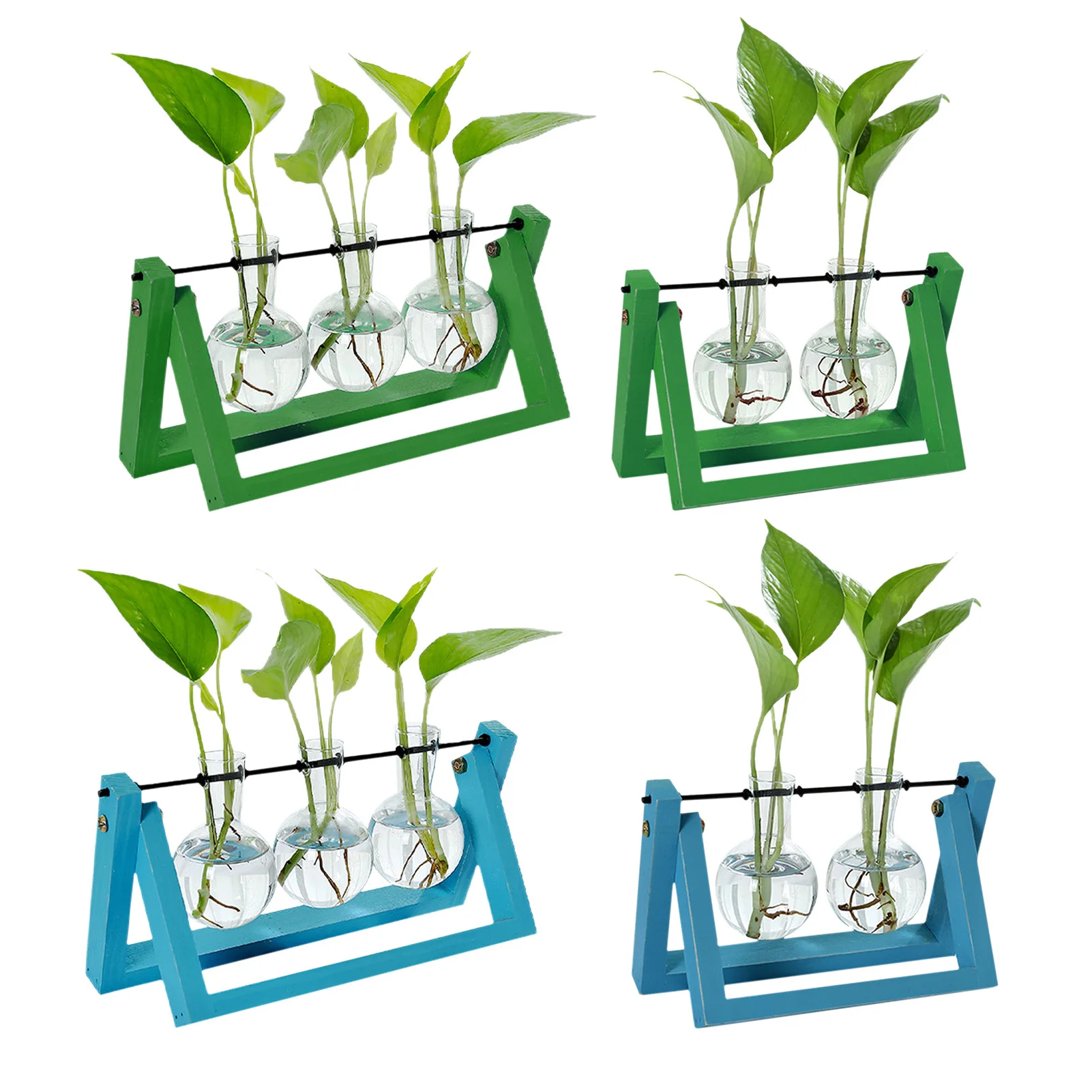 Desktop Glass Planter Bulb Vase Terrarium With Wood Stand And Metal Swivel Holder For Hydroponics Plants Office Home Decor
Desktop Glass Planter Bulb Vase Terrarium With Wood Stand And Metal Swivel Holder For Hydroponics Plants Office Home Decor