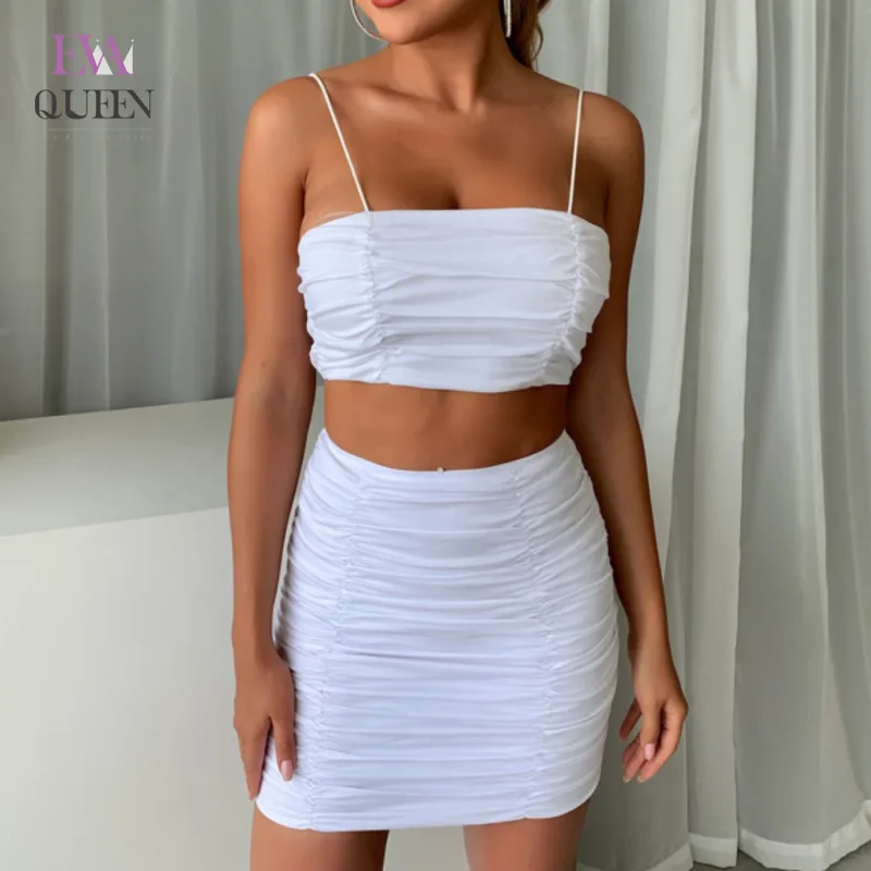 Женский комплект из юбки и юбки EvaQueen, белый однотонный комплект из двух предметов с рюшами, на молнии, с открытой спиной, на лето, 2019
Женский комплект из юбки и юбки EvaQueen, белый однотонный комплект из двух предметов с рюшами, на молнии, с открытой спиной, на лето, 2019