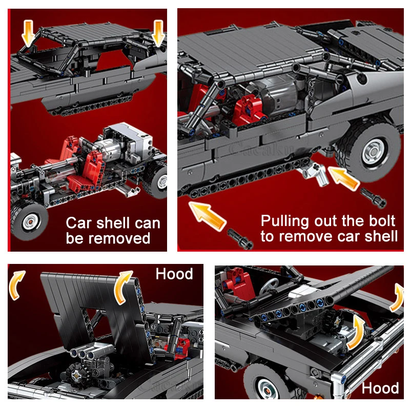 1098 Pcs Bricks RC Ultimate Muscle Car Technic MOC Model Building Blocks Kids Remote Control Toys Boy Birthday Gifts
1098 Pcs Bricks RC Ultimate Muscle Car Technic MOC Model Building Blocks Kids Remote Control Toys Boy Birthday Gifts