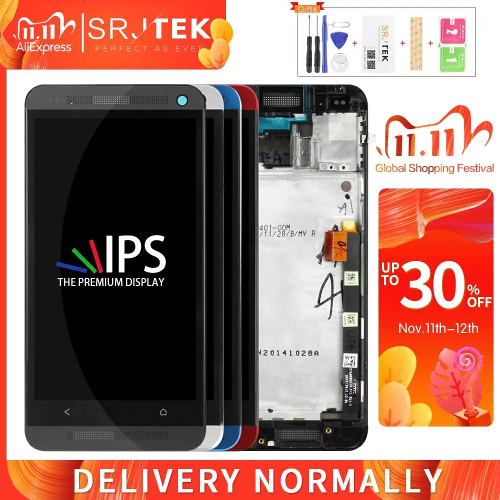 Srjtek экран для HTC One M7 ЖК-дисплей 801 сенсорный дигитайзер Сенсорное стекло с рамкой в сборе 4,7 дюймов 1920*1080 802D 802D 802W
Srjtek экран для HTC One M7 ЖК-дисплей 801 сенсорный дигитайзер Сенсорное стекло с рамкой в сборе 4,7 дюймов 1920*1080 802D 802D 802W