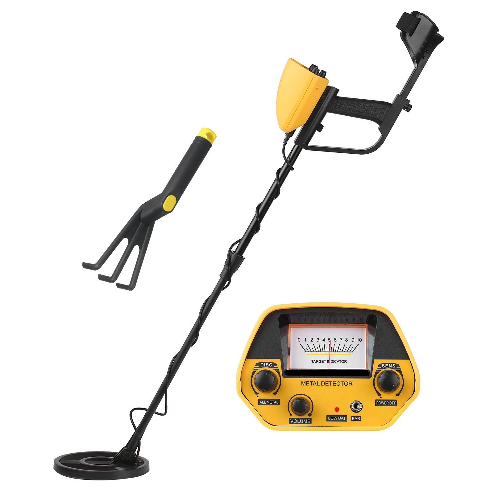 All Metal Underground Metal Detector High Precision Finder Jewelry Treasure Hunter Gold Digger Detecting Tools Disc Waterproof
All Metal Underground Metal Detector High Precision Finder Jewelry Treasure Hunter Gold Digger Detecting Tools Disc Waterproof