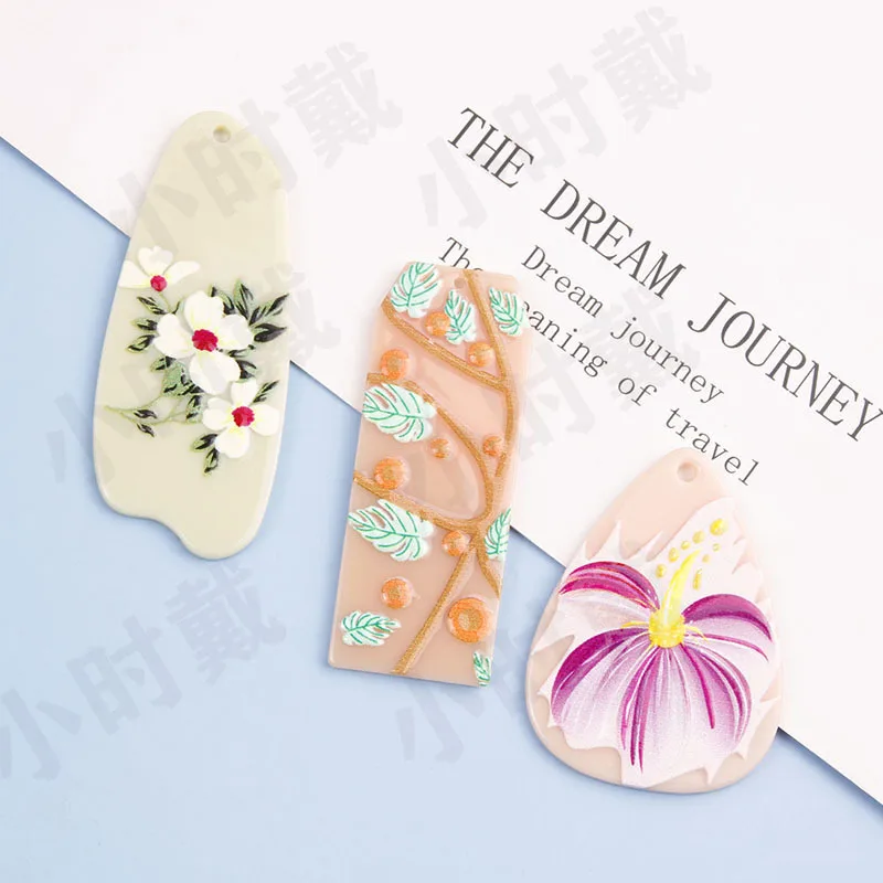 6PCS/lot Oil Painting Flowers Jewelry Accessories Hand Made Earrings Connectors DIY Pendant Jewelry Findings Components Charms
6PCS/lot Oil Painting Flowers Jewelry Accessories Hand Made Earrings Connectors DIY Pendant Jewelry Findings Components Charms
