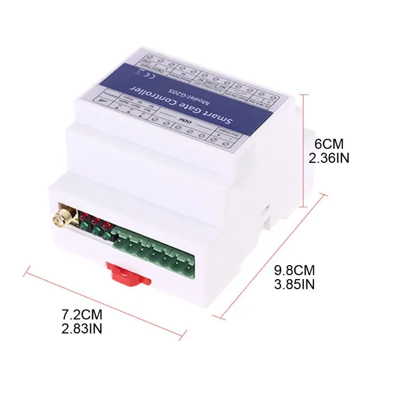 2G GSM Smart Gate Opener Multifunctional Alarm SMS Prompt Access Controller Module Remote Control Relay Switch Hands Free U1JE