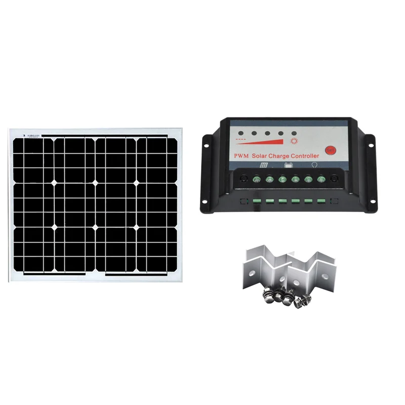 Solar Panel Kit 50w 100w 150W Solar Battery Solar Controller 12v/24v 30A PWM Cavaran Car Camping Motorhome Light LED Phone RV
Solar Panel Kit 50w 100w 150W Solar Battery Solar Controller 12v/24v 30A PWM Cavaran Car Camping Motorhome Light LED Phone RV