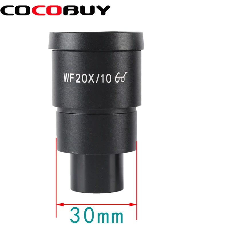 KOPPACE Binocular Microscope lens 2 PCS WF20X/10 Microscope eyepieces 30mm Interface High eye point Stereo Microscope eyepiece
KOPPACE Binocular Microscope lens 2 PCS WF20X/10 Microscope eyepieces 30mm Interface High eye point Stereo Microscope eyepiece