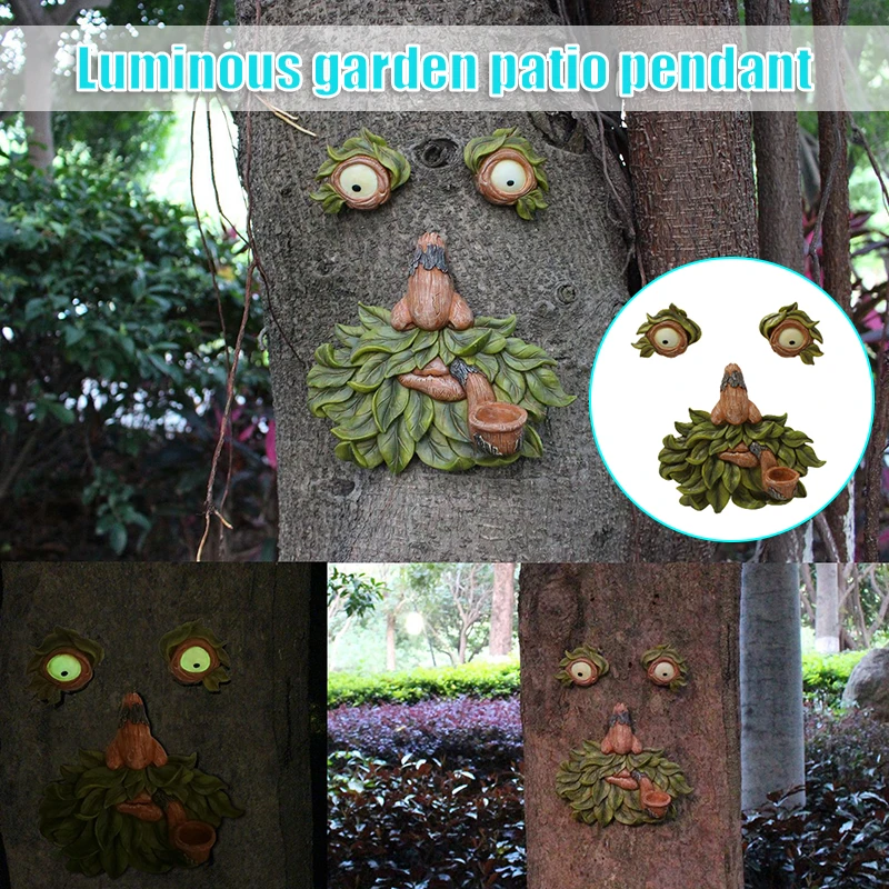 Tree Face Decoration Resin Leaf Tree Face Garden Courtyard Cartoon Style Pendant Interesting I88
Tree Face Decoration Resin Leaf Tree Face Garden Courtyard Cartoon Style Pendant Interesting I88