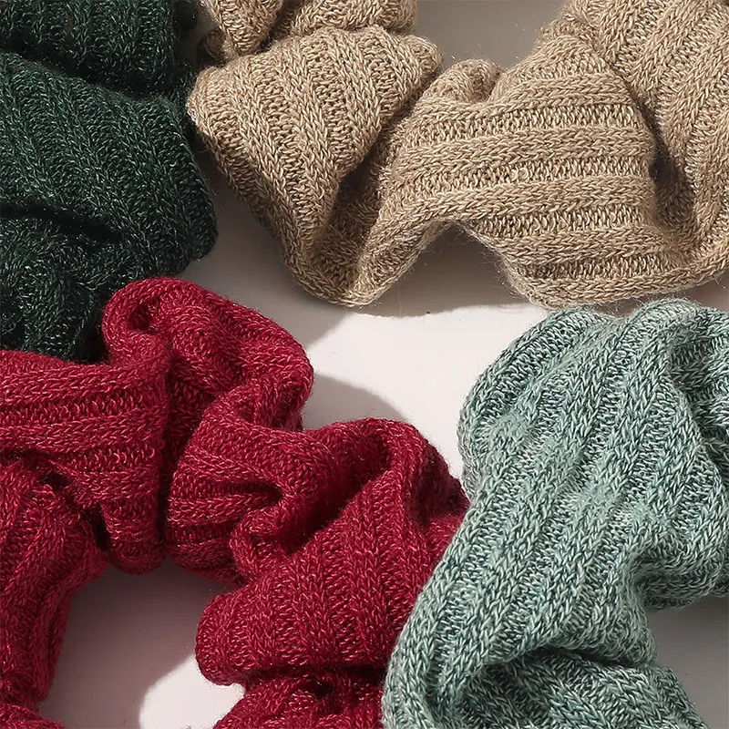 Elastic Knit Scrunchies Solid Color Hair Bands Striped Scrunchies Knitted Soft Hair Rope Ponytail Holder sweet Hair Accessories
Elastic Knit Scrunchies Solid Color Hair Bands Striped Scrunchies Knitted Soft Hair Rope Ponytail Holder sweet Hair Accessories