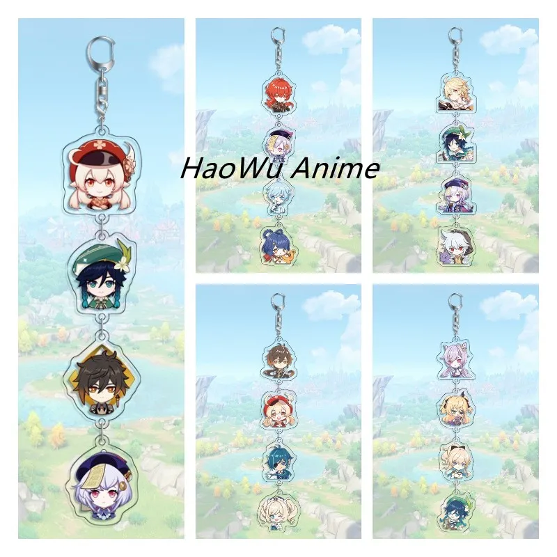 Genshin Impact New Style Cute Keychain Cosplay Game Character Zhongli Venti Acrylic Double Sided Keyring Backpack Pendant Toys
Genshin Impact New Style Cute Keychain Cosplay Game Character Zhongli Venti Acrylic Double Sided Keyring Backpack Pendant Toys