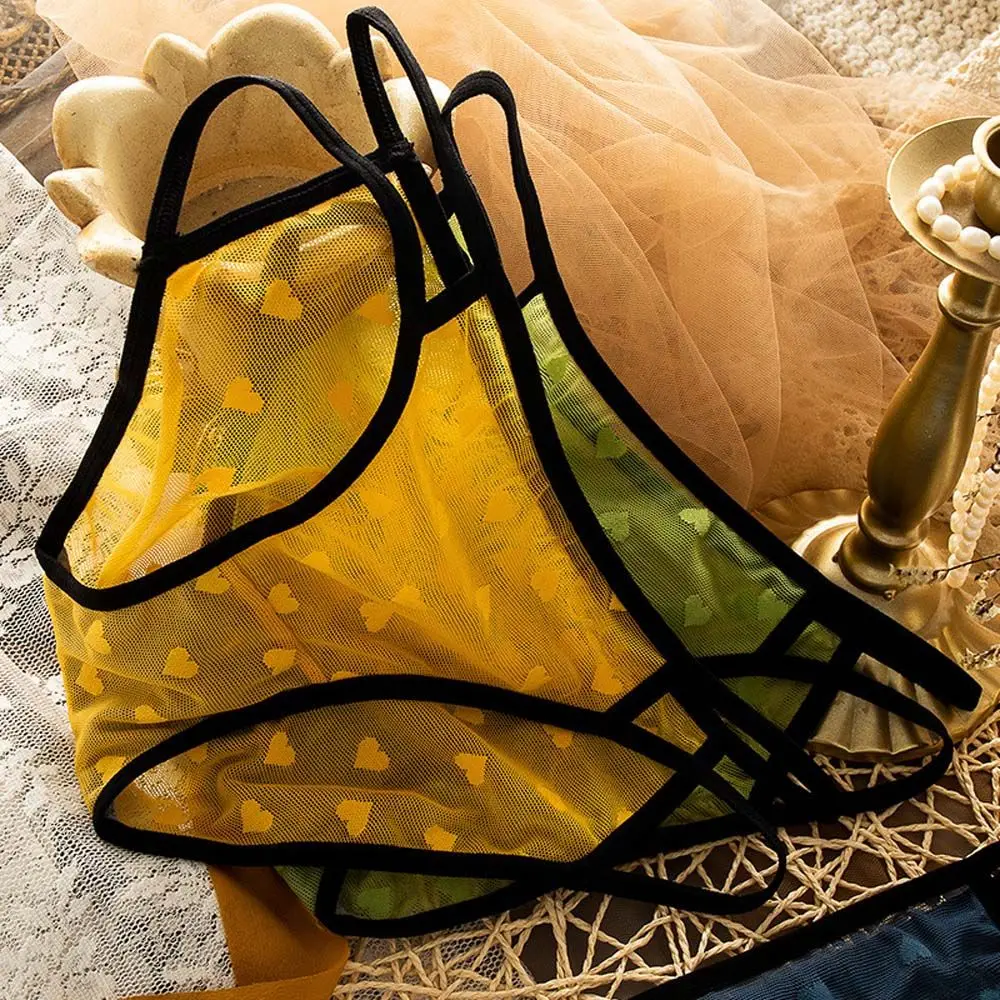 French Low Waist Lace Sexy Underwear Ultra-Thin Transparent Hot Temptation Mesh Lingerie Love Heart Hollow Out Panties
French Low Waist Lace Sexy Underwear Ultra-Thin Transparent Hot Temptation Mesh Lingerie Love Heart Hollow Out Panties