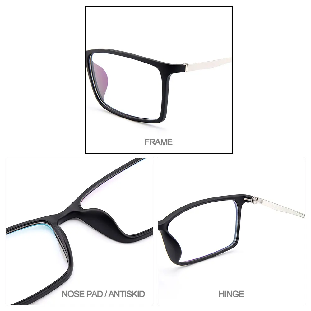 CICCOLINI Business Style Men Ultralight Glasses Frame Myopia Prescription Spectacles Frames Metal Non-Slip Flexible Legs MD7003 
CICCOLINI Business Style Men Ultralight Glasses Frame Myopia Prescription Spectacles Frames Metal Non-Slip Flexible Legs MD7003