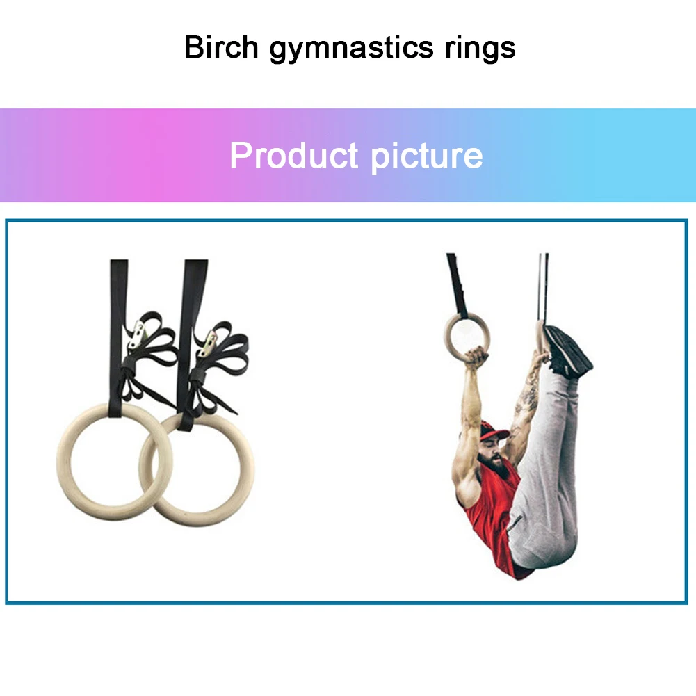 Fitness Gymnastic Rings Easy Safety Working-out Non-Slip Workout Sets with Adjustable Straps Ornaments Home Gym
Fitness Gymnastic Rings Easy Safety Working-out Non-Slip Workout Sets with Adjustable Straps Ornaments Home Gym