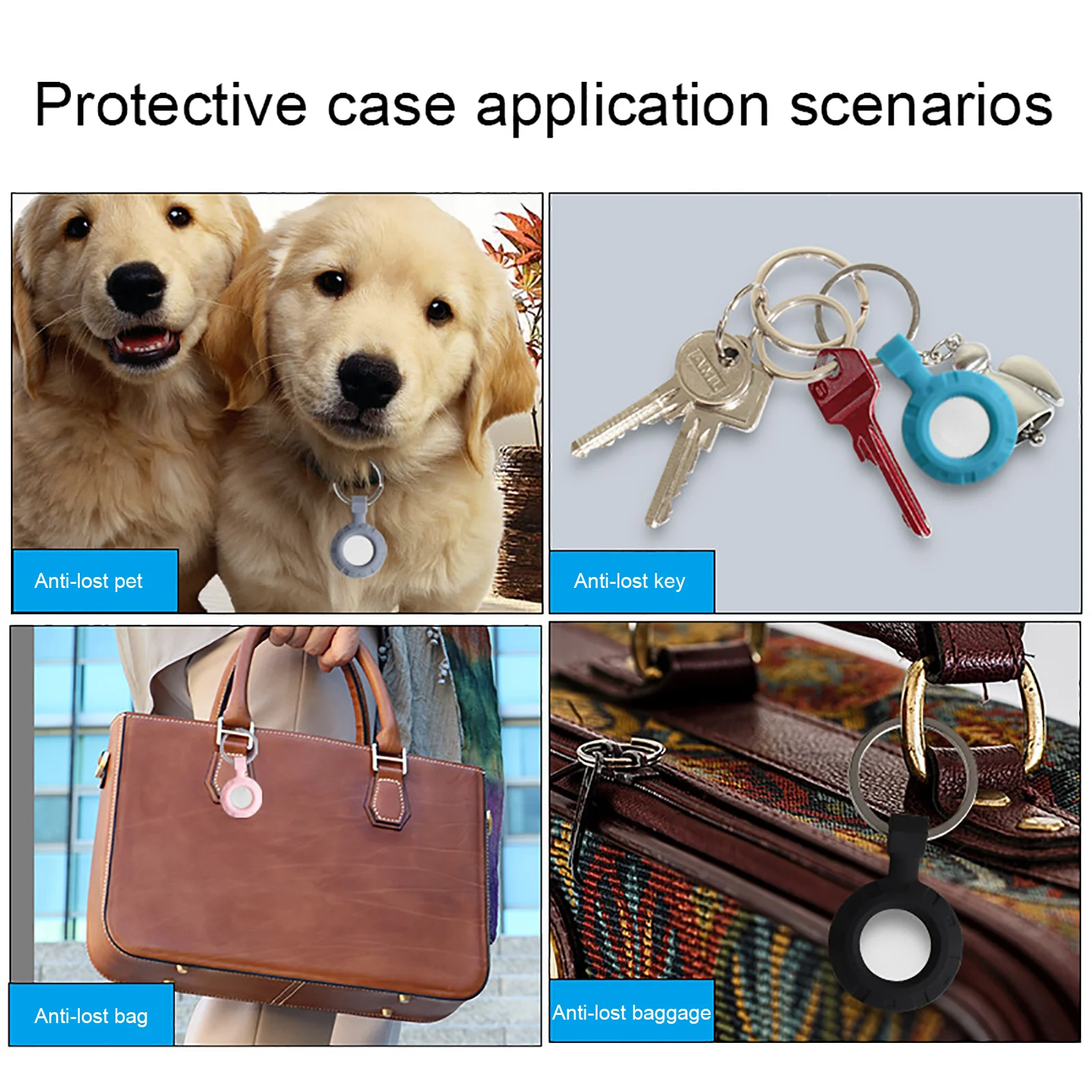 For Apple Airtags Locator Tracker Silicone Protective Sleeve Case Cover Anti-lost Device Keychain Hot Drop Shipping
For Apple Airtags Locator Tracker Silicone Protective Sleeve Case Cover Anti-lost Device Keychain Hot Drop Shipping