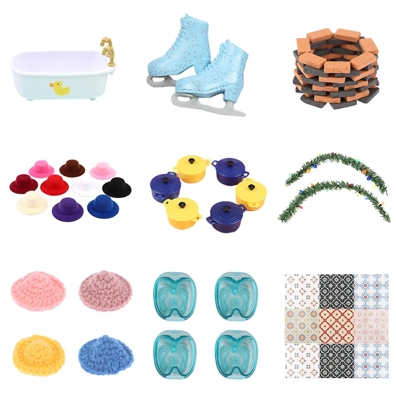 Doll House Micro Landscape Bricks Mini Pot Simulation Footbath Hat Skating Shoes Bathtub Christmas Decoration
Doll House Micro Landscape Bricks Mini Pot Simulation Footbath Hat Skating Shoes Bathtub Christmas Decoration