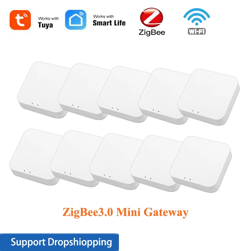 Мини-шлюз ZigBee 3,0, 1-10 шт., Tuya, приложение Smart Life, беспроводной протокол, концентратор, умный мост, с Alexa, Google Home, устройство для умного дома
Мини-шлюз ZigBee 3,0, 1-10 шт., Tuya, приложение Smart Life, беспроводной протокол, концентратор, умный мост, с Alexa, Google Home, устройство для умного дома