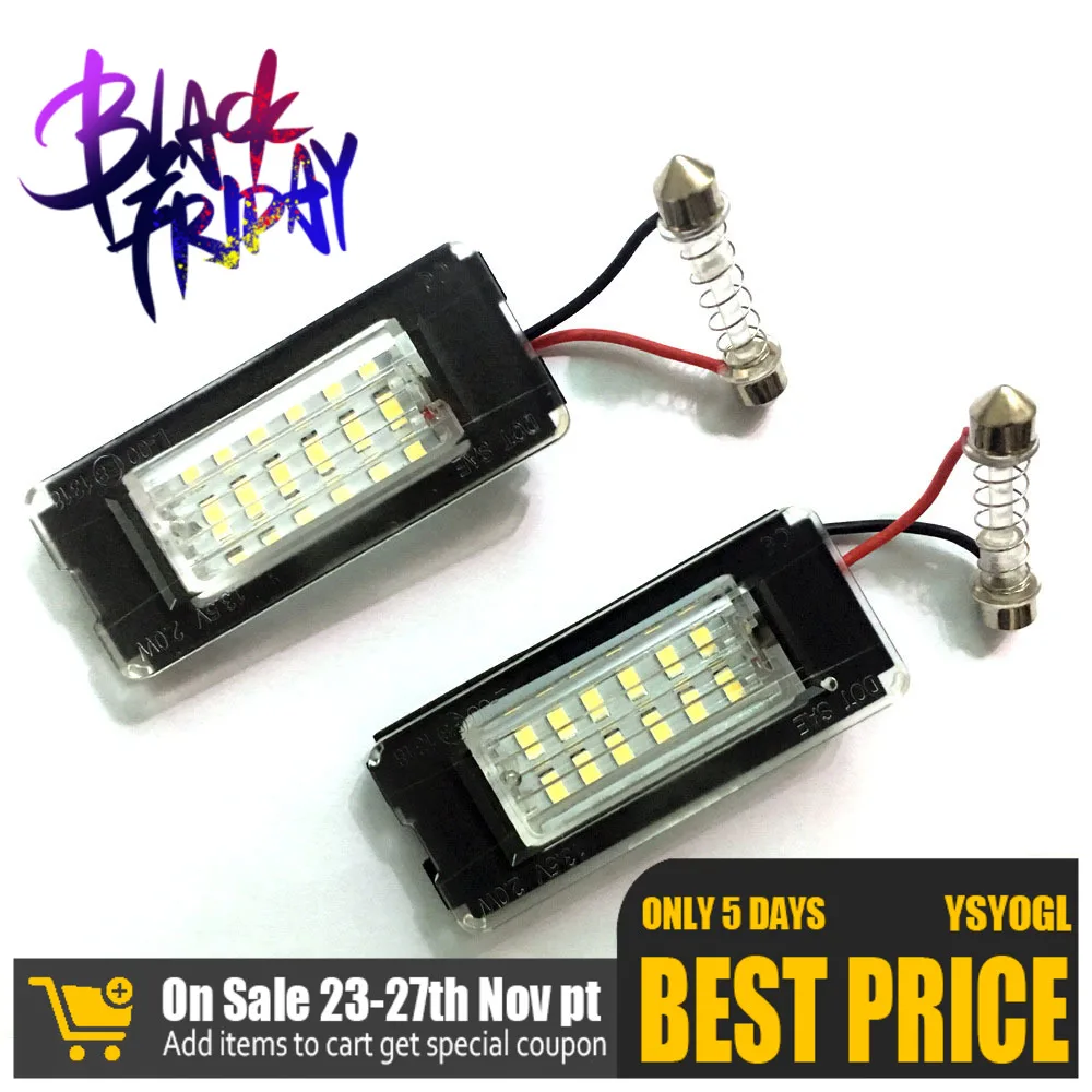 2pcs Led Car Number License Plate Lights Signal Lamp for 2006-2014 Second Gen Bmw Mkii Mini Cooper R56 R57 R58 R59
2pcs Led Car Number License Plate Lights Signal Lamp for 2006-2014 Second Gen Bmw Mkii Mini Cooper R56 R57 R58 R59