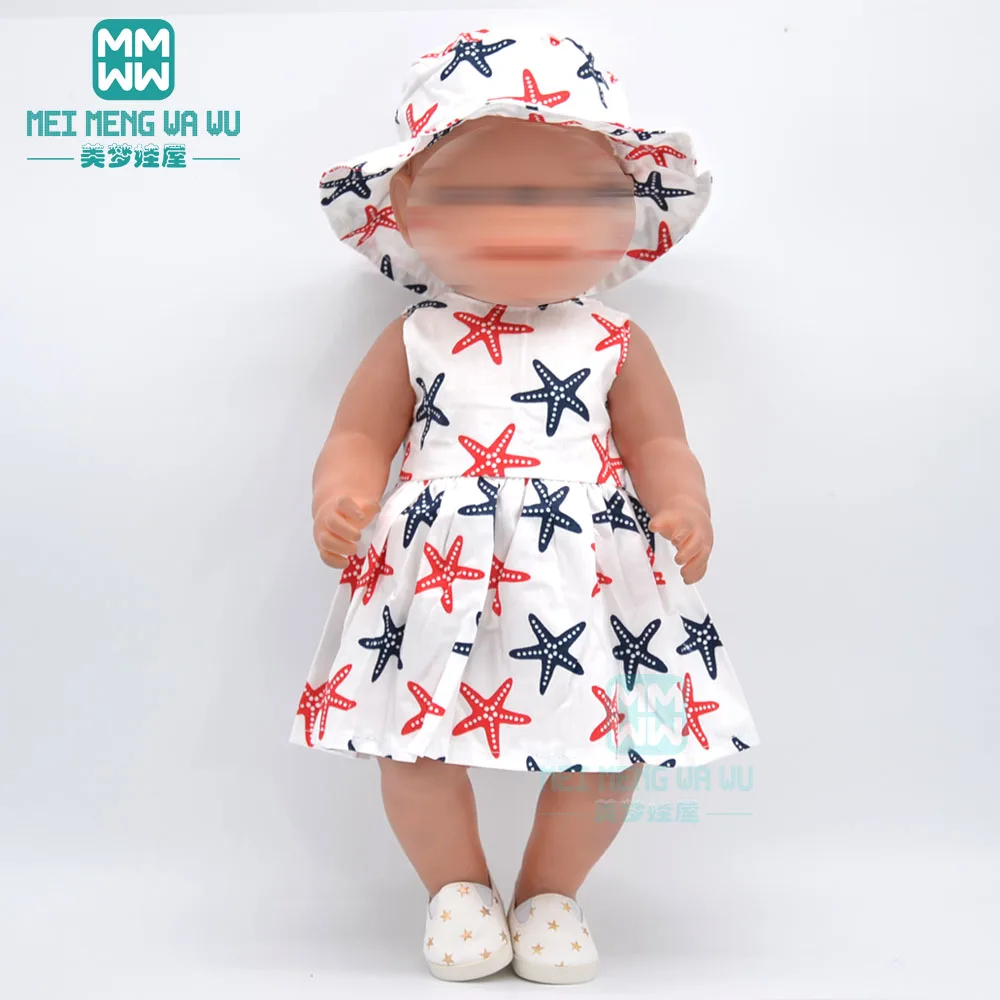 Doll clothes fashion dress, casual suit fits 43 cm new born doll and 45cm American doll accessories
Doll clothes fashion dress, casual suit fits 43 cm new born doll and 45cm American doll accessories