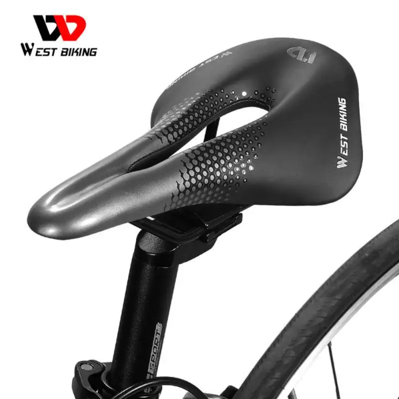 2021 WEST BIKING Bike Saddle Cushion Comfortable Cycling Seat Shockproof Bicycle Saddle Breathable Cushion Cycling Accessories
2021 WEST BIKING Bike Saddle Cushion Comfortable Cycling Seat Shockproof Bicycle Saddle Breathable Cushion Cycling Accessories
