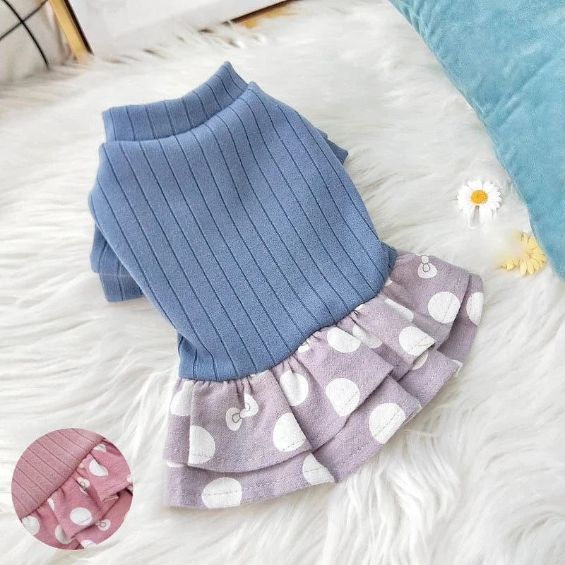 Summer Pet Clothes Dot Dog Dress Pomeranian Bichon Yorkshire Chihuahua Bulldog Teddy Husky Dog Cat Clothes Wedding Dresses
Summer Pet Clothes Dot Dog Dress Pomeranian Bichon Yorkshire Chihuahua Bulldog Teddy Husky Dog Cat Clothes Wedding Dresses