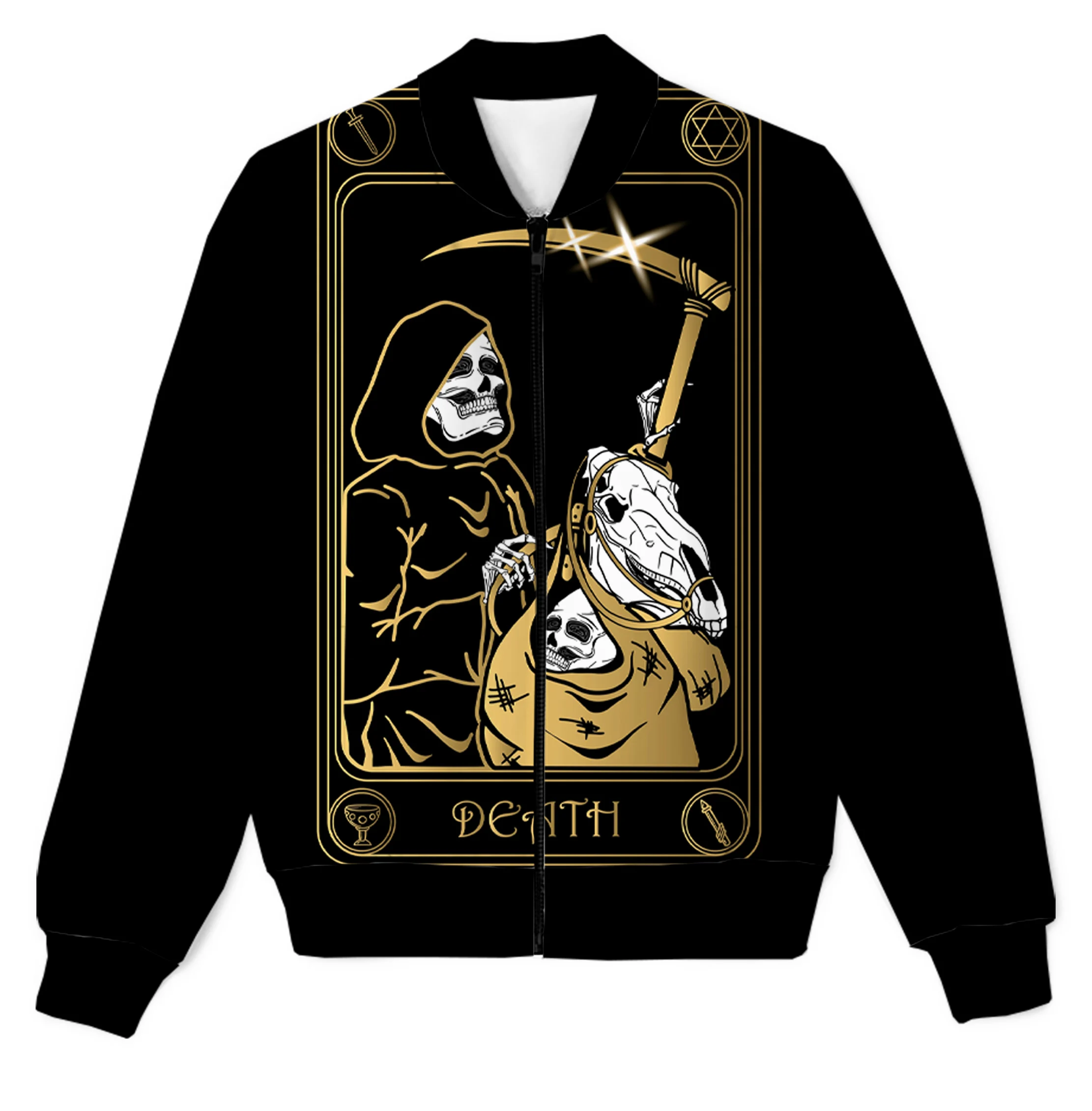 REAL American US SIZE May the Odds be in your Favor - the 13th Tarot Sublimation Print Zipper Up Jacket Plus Size 4XL 5XL 6XL
REAL American US SIZE May the Odds be in your Favor - the 13th Tarot Sublimation Print Zipper Up Jacket Plus Size 4XL 5XL 6XL