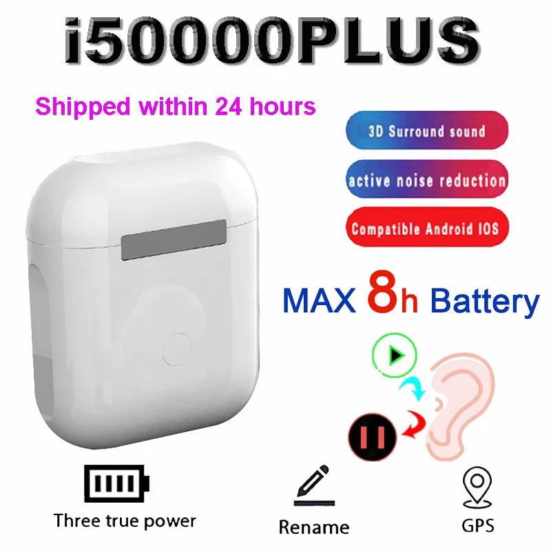 2021 New i50000PLUS TWS 1:1 GPS Rename Wireless Bluetooth Headsets PK i7 i11 i14 i15 i16 i18 i30 i10 i1000 PLUS i5000 i9000PRO
2021 New i50000PLUS TWS 1:1 GPS Rename Wireless Bluetooth Headsets PK i7 i11 i14 i15 i16 i18 i30 i10 i1000 PLUS i5000 i9000PRO