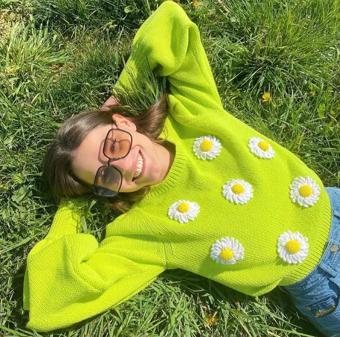 Jastie Bohemian Autumn Women's Knitted Sweater 2022 Sunflower Embroidery Round Collar Long Sleeve Pure Color Pullovers
Jastie Bohemian Autumn Women's Knitted Sweater 2022 Sunflower Embroidery Round Collar Long Sleeve Pure Color Pullovers