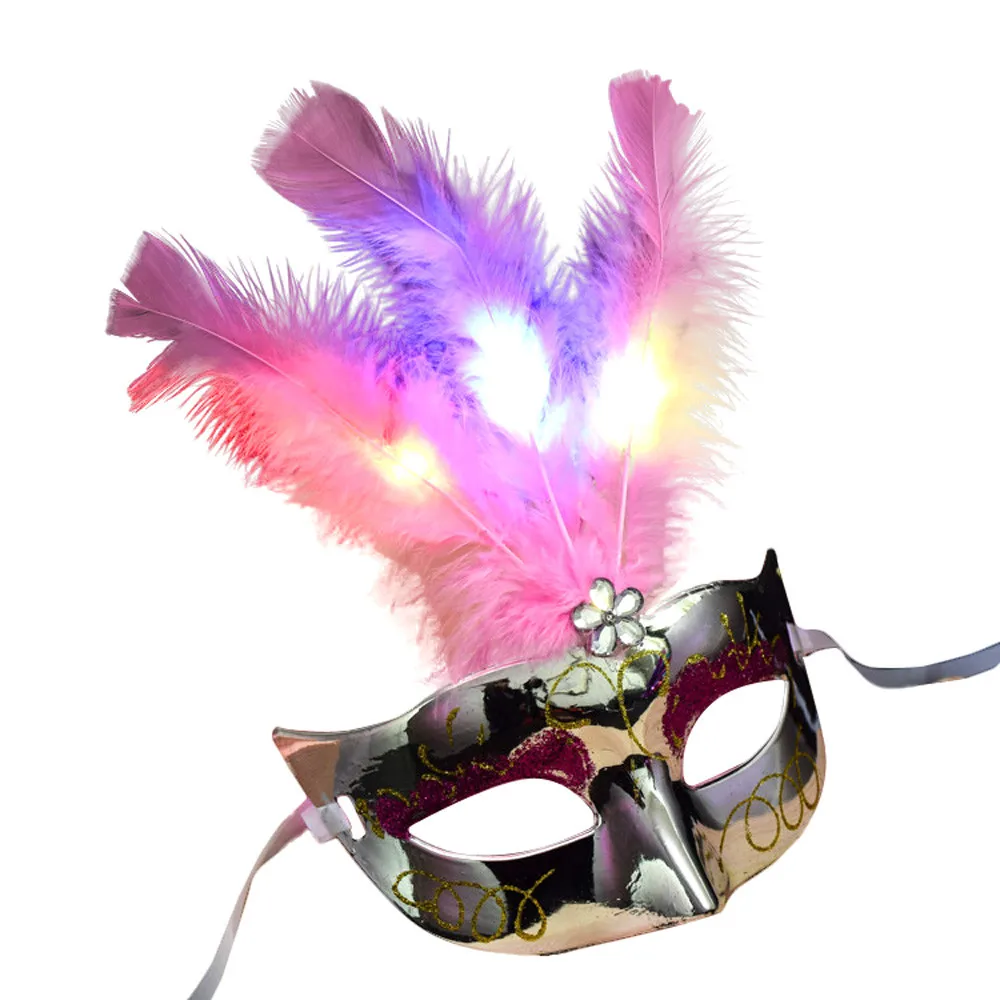 Halloween LED Masquerade Mask Women's Sexy White Black Glitter Cat Lace Eye Mask Party Masque Prop Face Masks Accessories
Halloween LED Masquerade Mask Women's Sexy White Black Glitter Cat Lace Eye Mask Party Masque Prop Face Masks Accessories