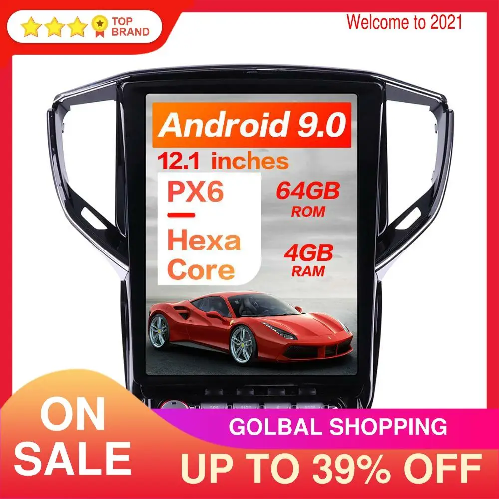 Android 9.0 4+64GB ROM Tesla style Car GPS Navigation For Maserati Ghibli 2013-2019 Head Unit Multimedia Player Radio Recorder
Android 9.0 4+64GB ROM Tesla style Car GPS Navigation For Maserati Ghibli 2013-2019 Head Unit Multimedia Player Radio Recorder