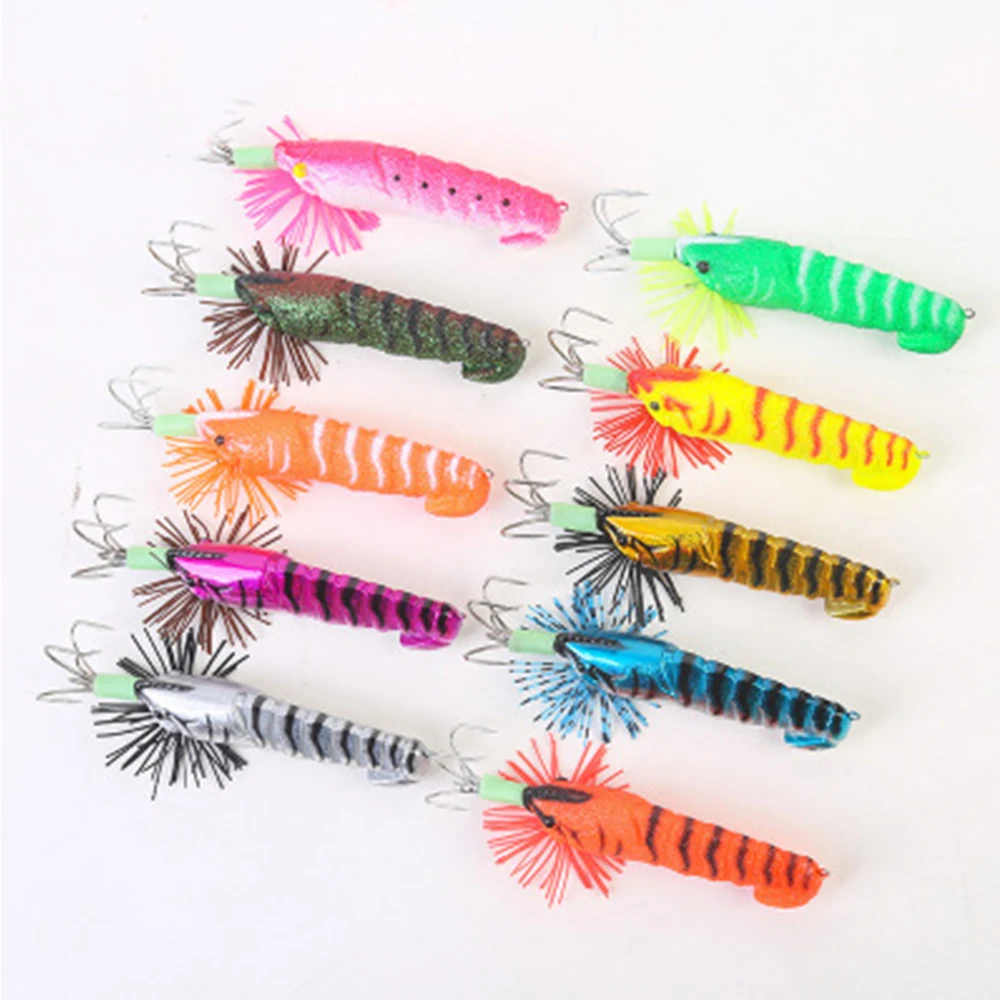 New 90MM/21g Luminous Squid Hook Octopus Bait Wood Shrimp Lures Artificial Sea Fishing Tackle with Sound Angling Accessories
New 90MM/21g Luminous Squid Hook Octopus Bait Wood Shrimp Lures Artificial Sea Fishing Tackle with Sound Angling Accessories