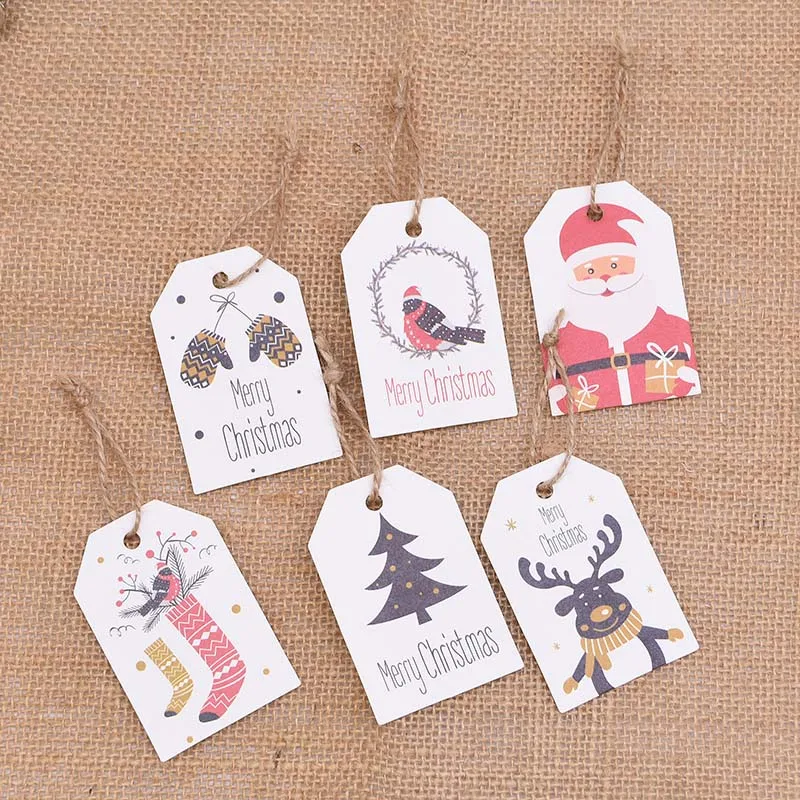 50pcs Xmas Gift Tags Paper wrapping Printed Merry Christmas New Year Gift Tags For Gift Box Cake Party Label Hang Tag
50pcs Xmas Gift Tags Paper wrapping Printed Merry Christmas New Year Gift Tags For Gift Box Cake Party Label Hang Tag