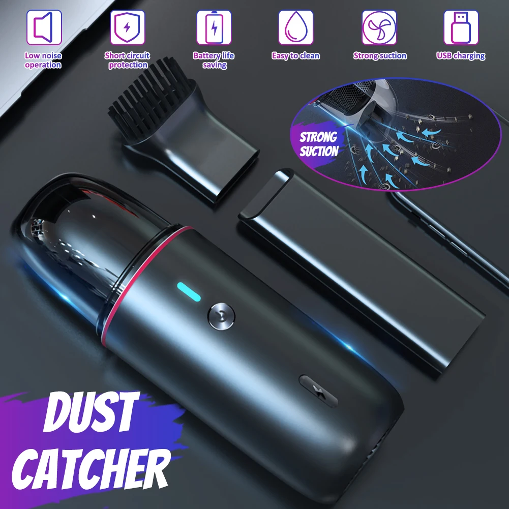 Handheld Car Vacuum Cleaner 5000PA USB Portable Auto Rechargeable Vacuum Cordless Cleaning Car Interior Computer Cleaning
Handheld Car Vacuum Cleaner 5000PA USB Portable Auto Rechargeable Vacuum Cordless Cleaning Car Interior Computer Cleaning