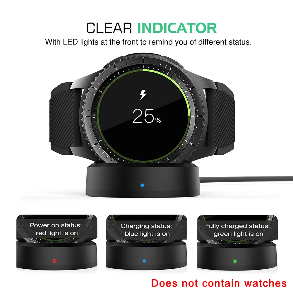 Accessories Travel Wireless Desktop Classic Smart Watch USB Cable Dock Home Charging Portable Mini Gear S3 Charger For Samsung
Accessories Travel Wireless Desktop Classic Smart Watch USB Cable Dock Home Charging Portable Mini Gear S3 Charger For Samsung