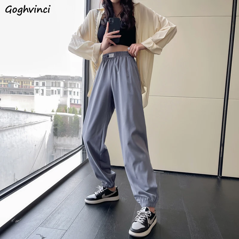 Casual Pants High Waist Elastic Long Solid Letter Vintage Daily Simple All-match Patchwork Summer Breathable Sweat Trousers Chic
Casual Pants High Waist Elastic Long Solid Letter Vintage Daily Simple All-match Patchwork Summer Breathable Sweat Trousers Chic