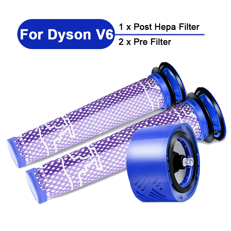 2 Pack Pre-Filters and 1 Pack HEPA Post-Filters Replacements Compatible for Dyson V8 and V7 Cordless Vacuum Cleaners
2 Pack Pre-Filters and 1 Pack HEPA Post-Filters Replacements Compatible for Dyson V8 and V7 Cordless Vacuum Cleaners