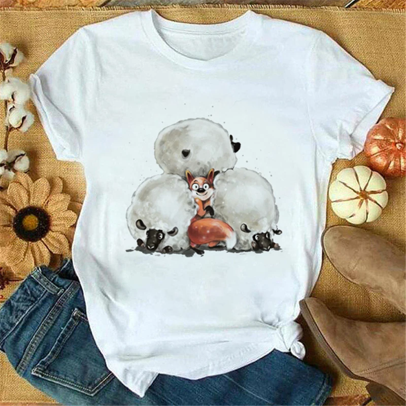 2021 Womens Tshirt Tops Summer Cute Graphic T-shirts Ladies Clothes Simple White Cartoon Casual Short-sleeved Female Tshirt Tee
2021 Womens Tshirt Tops Summer Cute Graphic T-shirts Ladies Clothes Simple White Cartoon Casual Short-sleeved Female Tshirt Tee