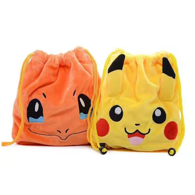 Pokemon Plush Toys Cartoons Anime Figure Pikachu Charmander Squirtle Drawstring Storage Pocket Model Child Best Xmas Gift
Pokemon Plush Toys Cartoons Anime Figure Pikachu Charmander Squirtle Drawstring Storage Pocket Model Child Best Xmas Gift