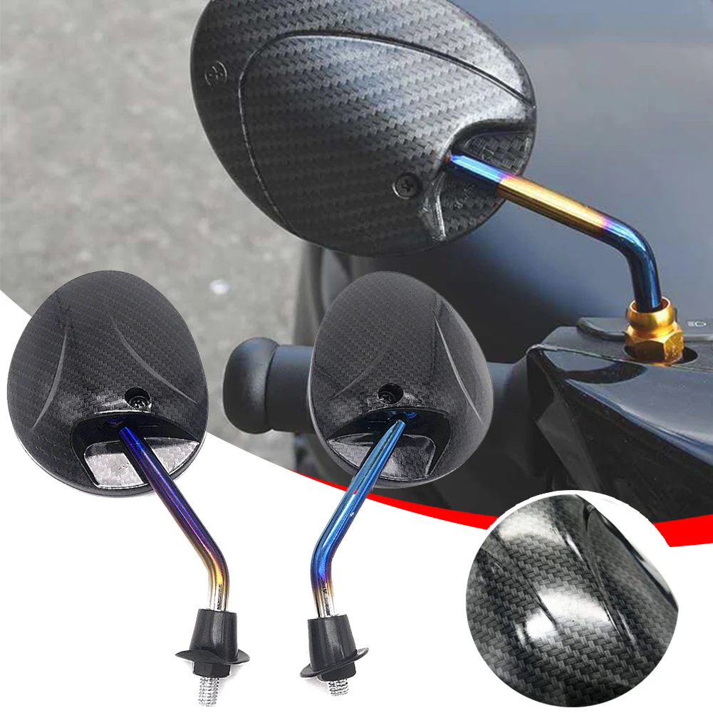 A pair carbon fiber retro motorcycle rearview mirror 8mm bolt universal side mirror, suitable for motorcycle accessories
A pair carbon fiber retro motorcycle rearview mirror 8mm bolt universal side mirror, suitable for motorcycle accessories