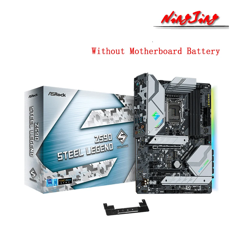 ASROCK Z590 сталь Легенда блок питания ATX Intel 4800 +(OC) 128G USB 3 2 M2 SATA3 6 0 ГБ/сек. Поддержка 10 / 11