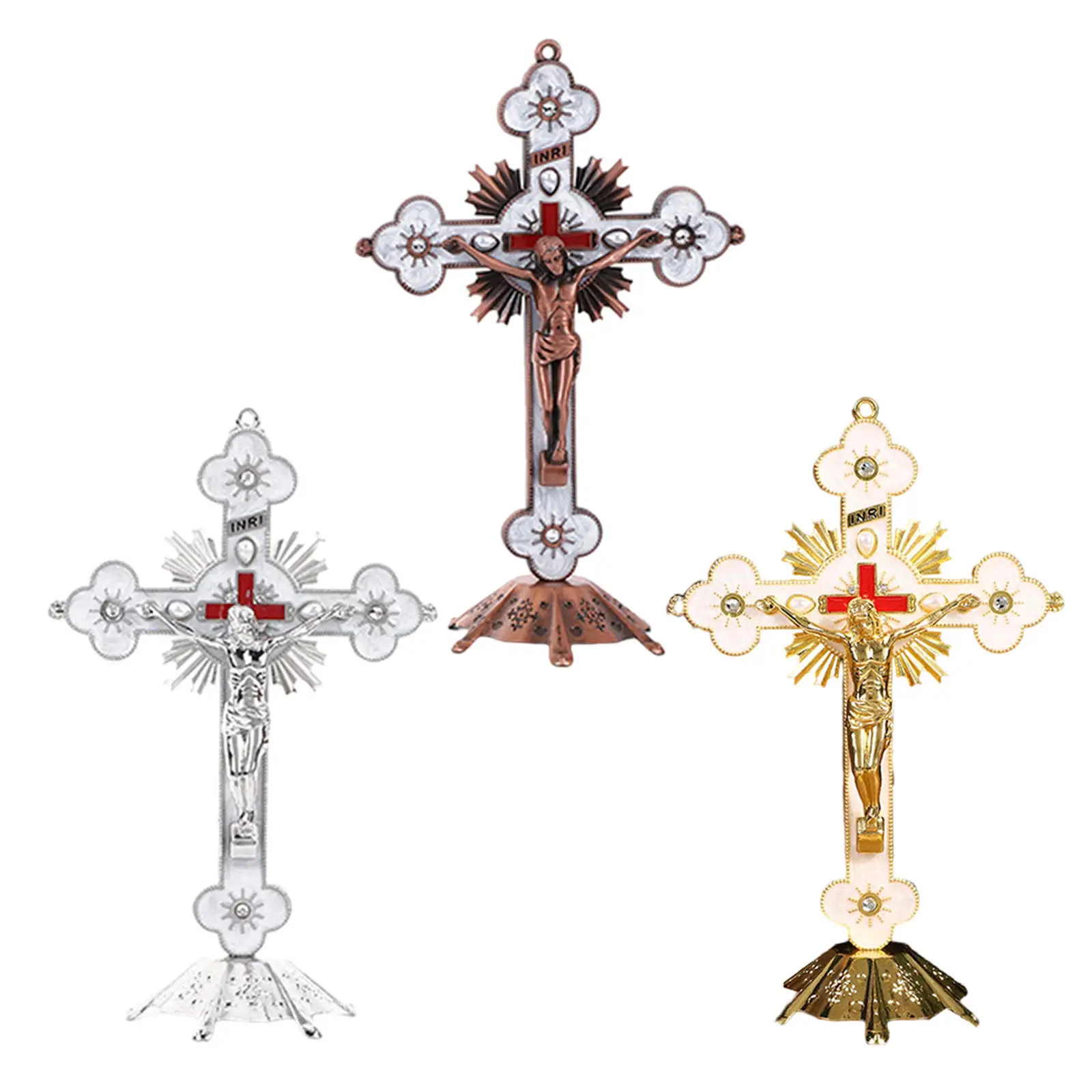 Crucifix Wall Cross Altar Cross 8" Tall Christian Catholic Modern Jesus Cross Wall Decor for Home Decor Church Religious Gifts
Crucifix Wall Cross Altar Cross 8" Tall Christian Catholic Modern Jesus Cross Wall Decor for Home Decor Church Religious Gifts