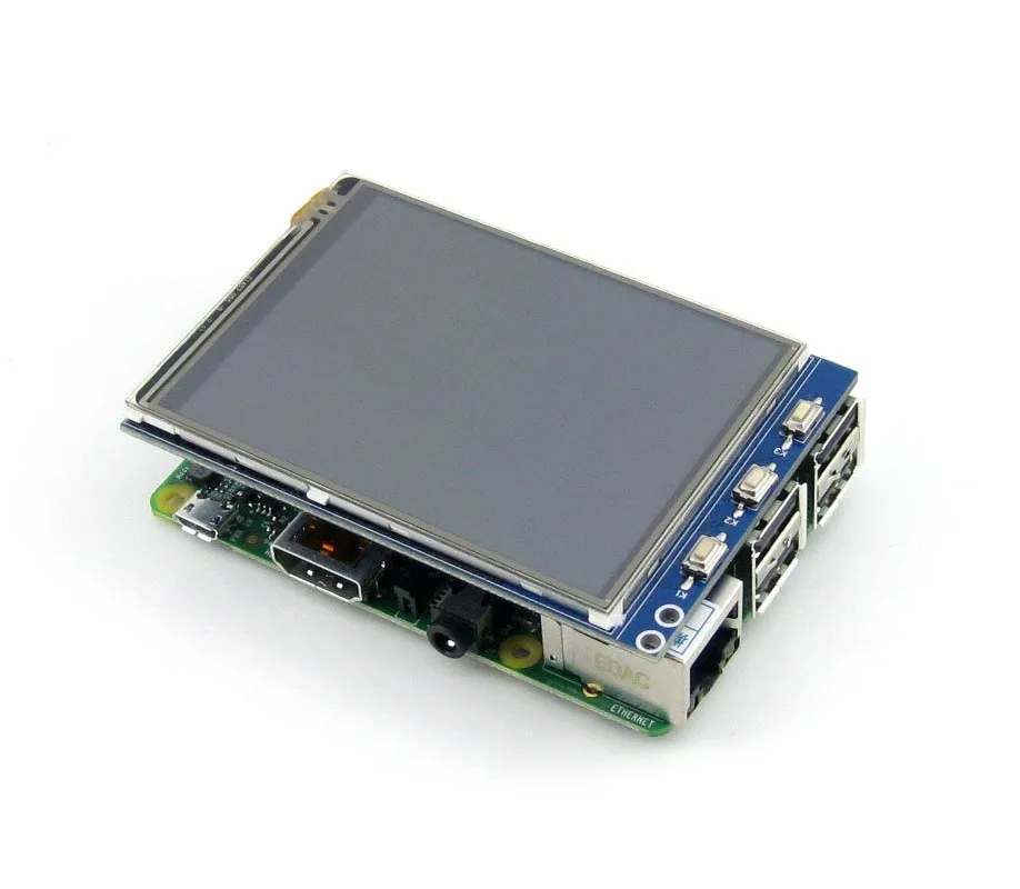 3 2 "резистивный сенсорный экран TFT LCD 320*240 Разрешение SPI интерфейс для Raspberry Pi